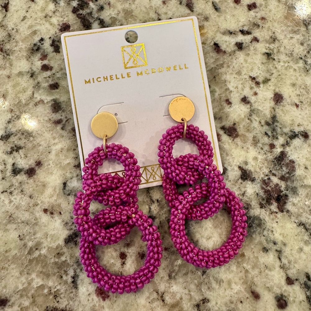 NWT Michelle McDowell Shanna Earrings - Picture 2 of 4